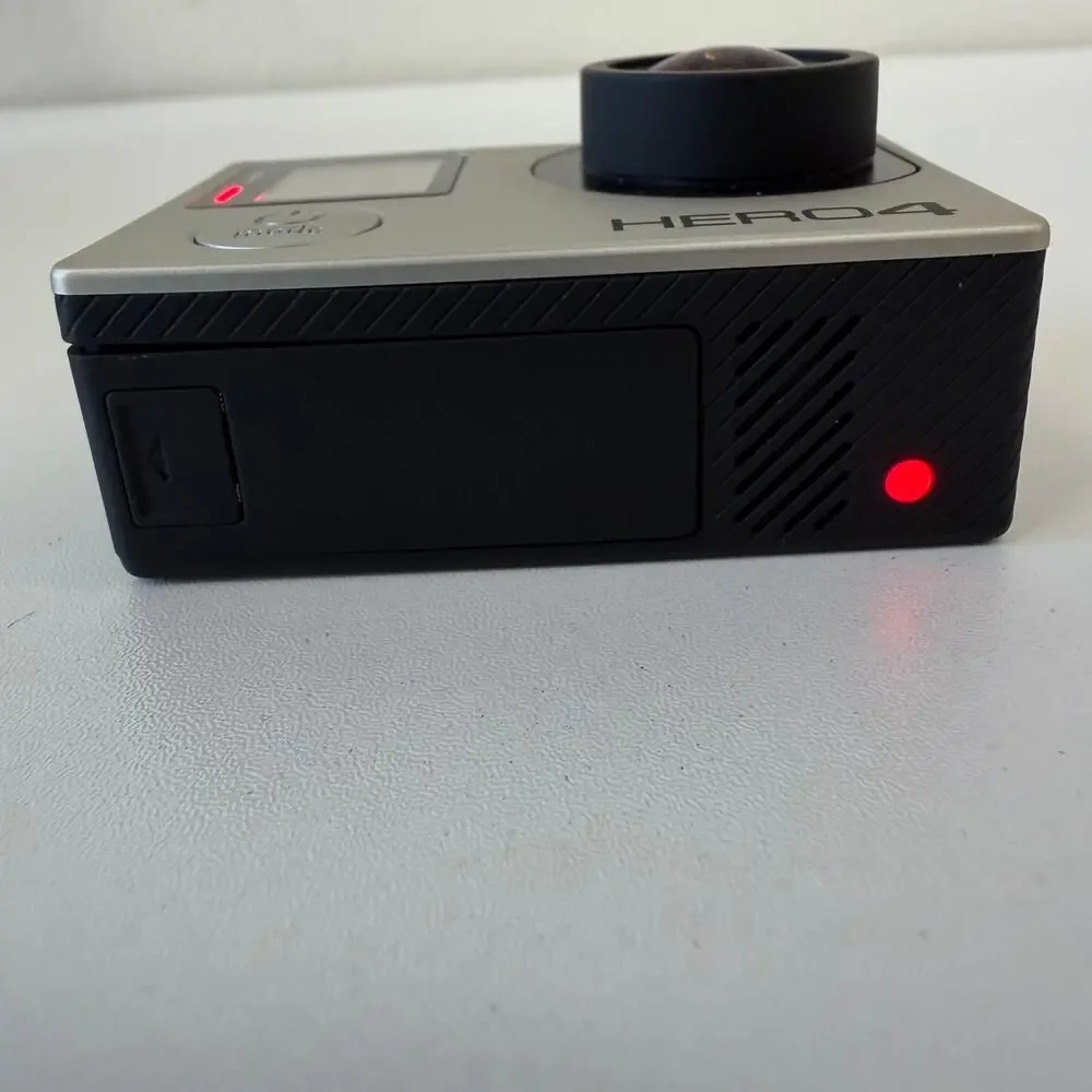 GoPro Hero 4 Camera with Case, Battery, 2 SD Cards in Original Box Bundle TESTED